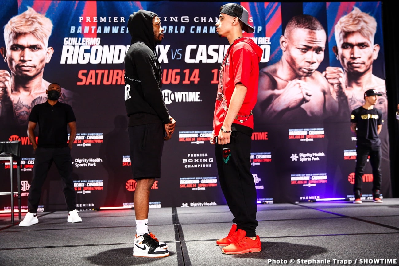 Rigondeaux vs. Casimero - Showtime Weights, Quotes & Notes