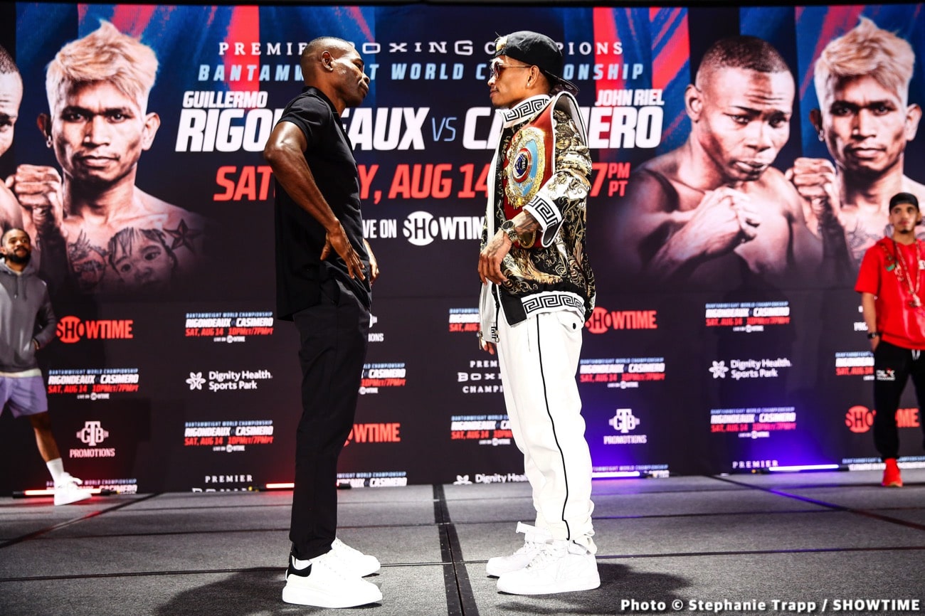 Rigondeaux vs. Casimero - Showtime Weights, Quotes & Notes