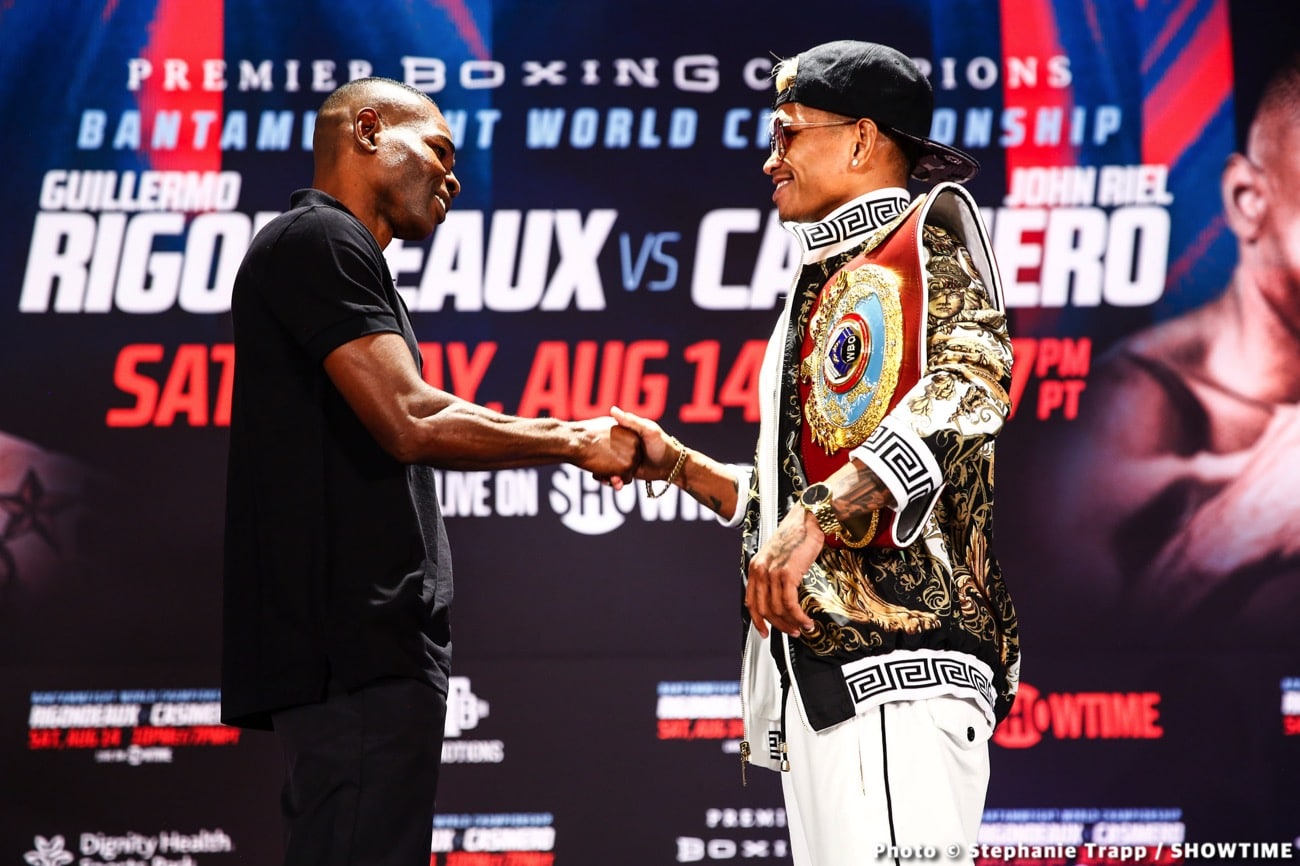 Rigondeaux vs. Casimero - Showtime Weights, Quotes & Notes