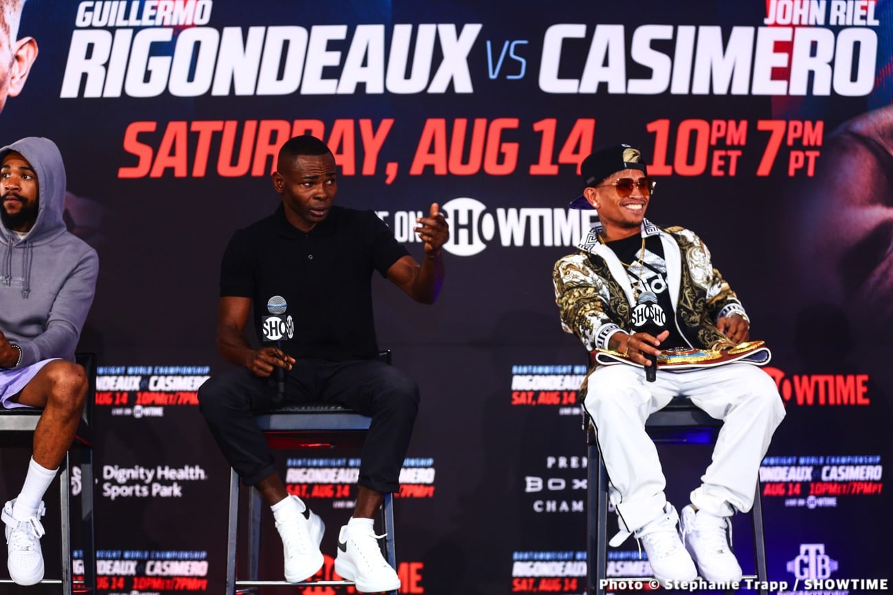 Rigondeaux vs. Casimero - Showtime Weights, Quotes & Notes