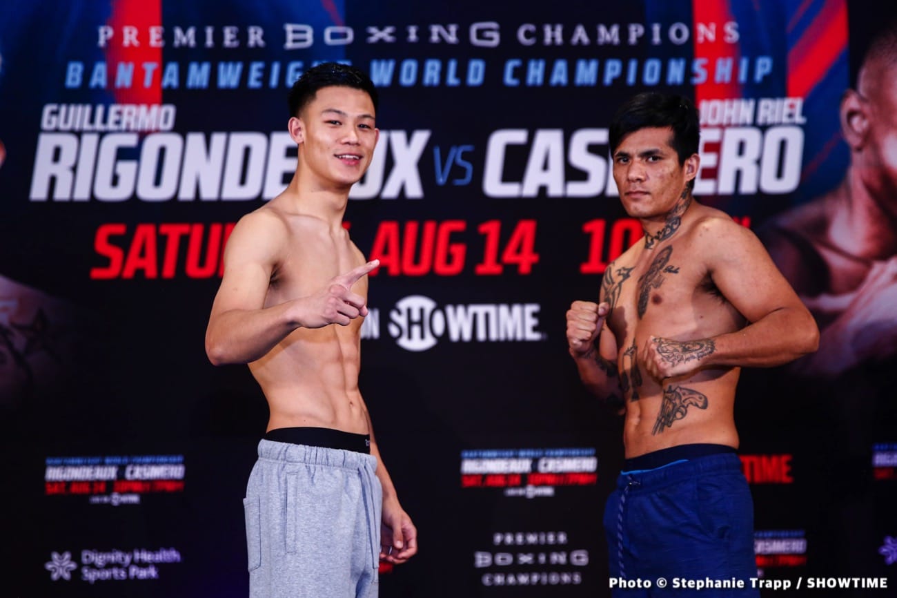 Rigondeaux vs. Casimero - Showtime Weights, Quotes & Notes