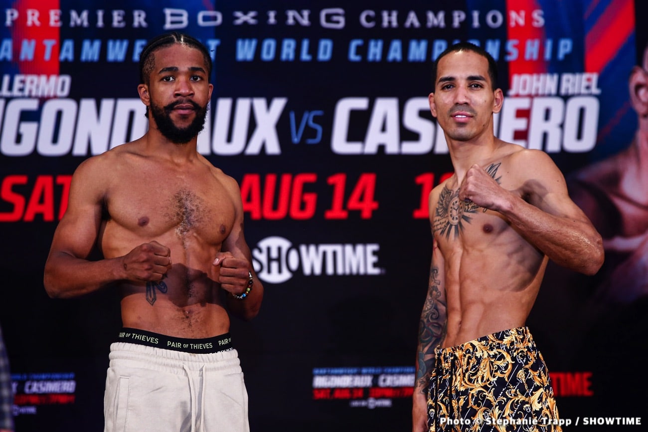Rigondeaux vs. Casimero - Showtime Weights, Quotes & Notes