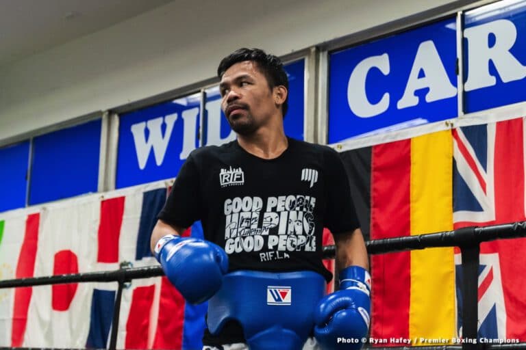 Manny Pacquiao Says He “Almost” Fought Amir Khan, Still Hoping To Fight In The UK