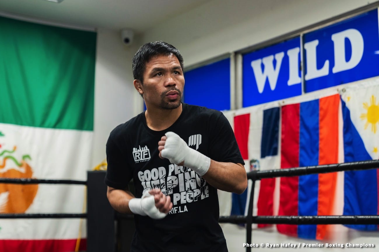 Pacquiao: "Ugas Is Champ Because They Gave Him My Belt"