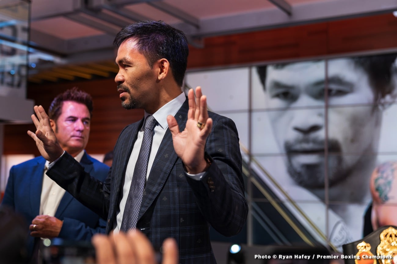Errol Spence Sidelined from Showdown with Manny Pacquiao Due to Eye Injury