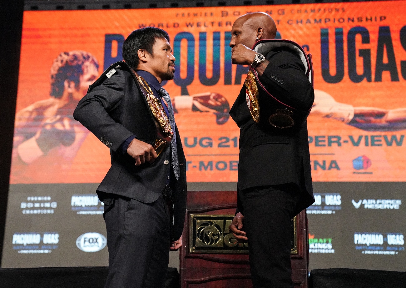 Quotes / Photos: Manny Pacquiao vs. Yordenis Ugas - final press conference