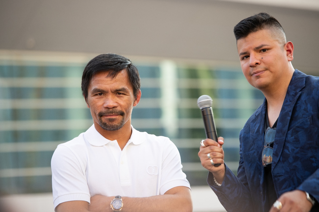Castano, Ruiz Jr. & Sergio Martinez pay tribute to Manny Pacquiao