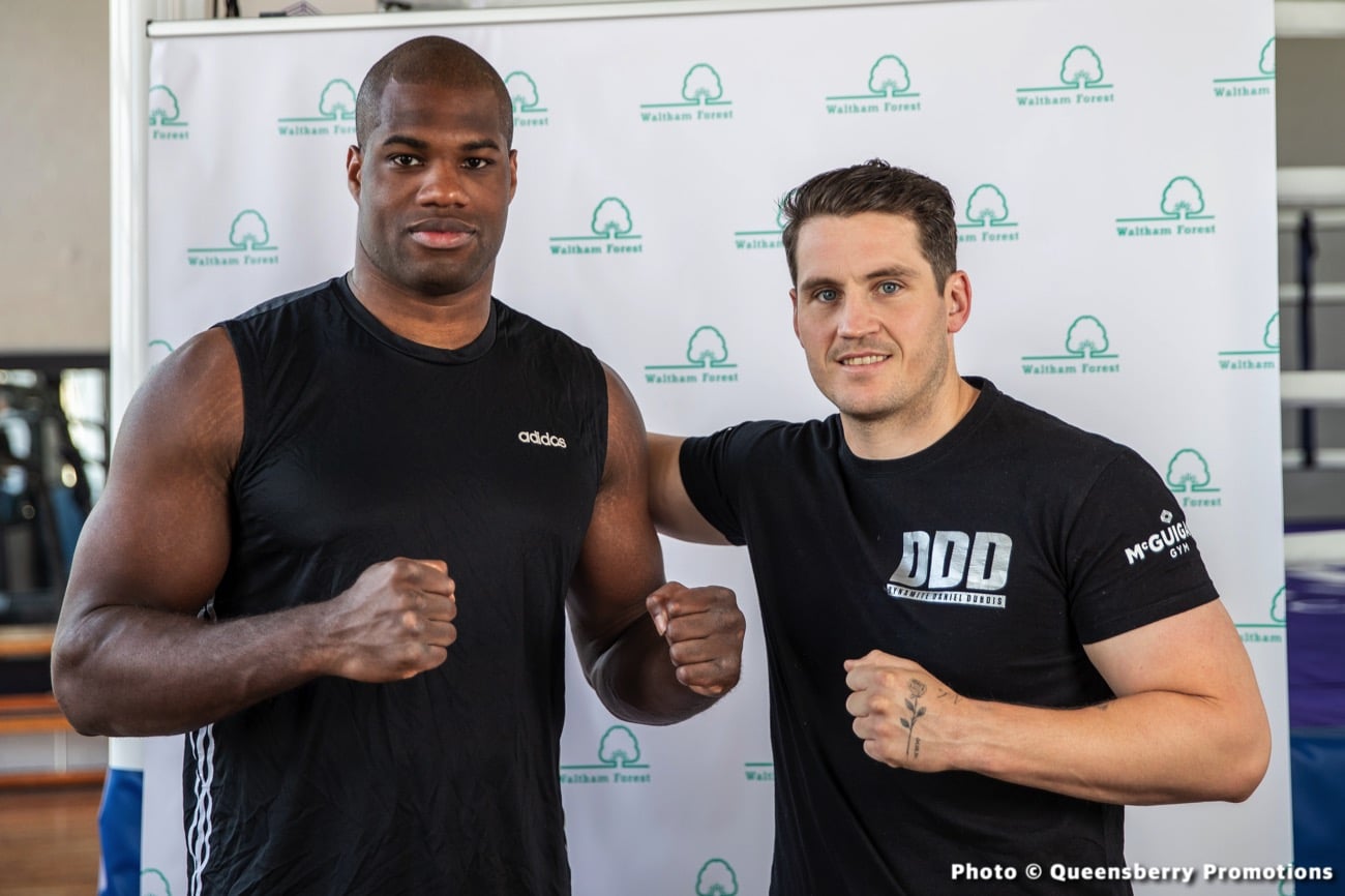 Daniel Dubois, Dillian Whyte boxing image / photo