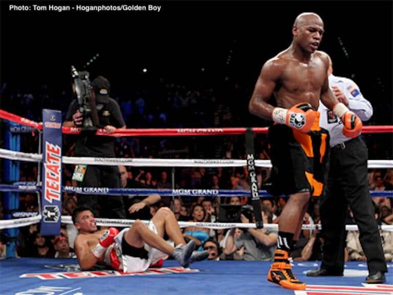 On This Day: Floyd Mayweather Sucker-Punches Victor Ortiz