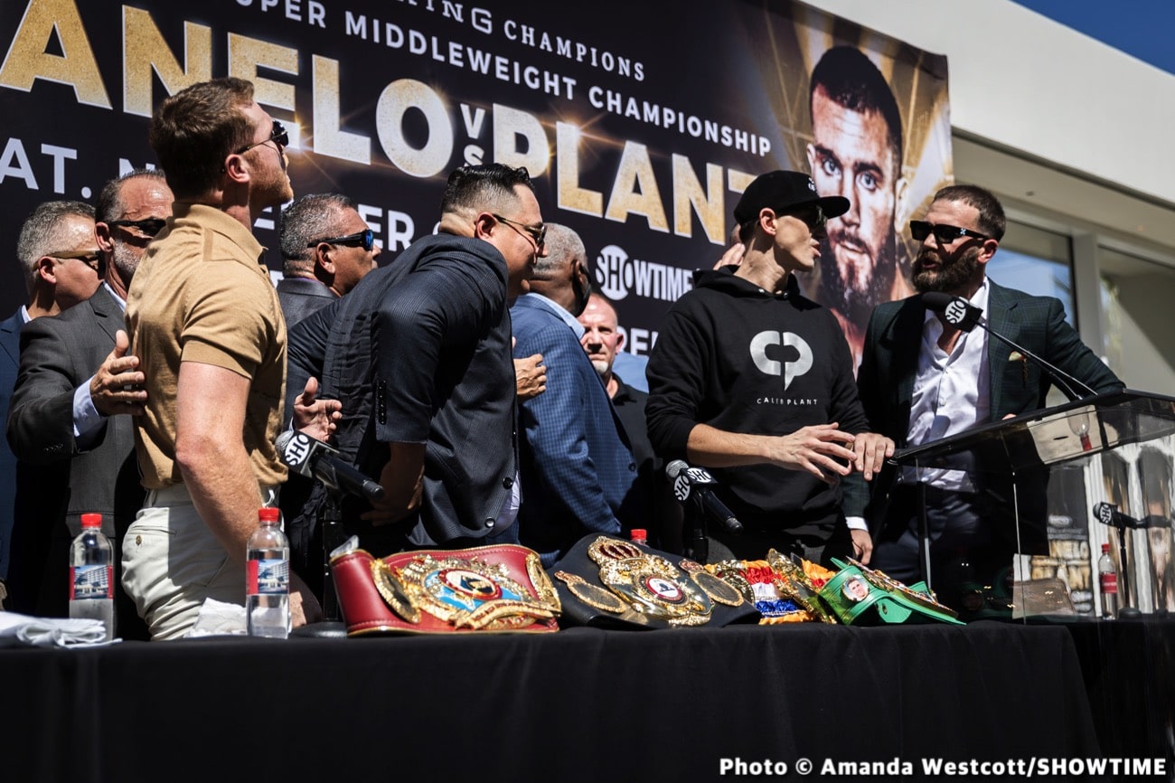 Canelo Alvarez - Caleb Plant SHOWTIME Presser Live Stream At 430 Pm ET