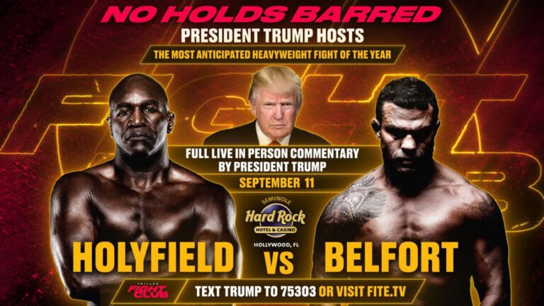 Watch LIVE: Donald Trump, Evander Holyfield & Belfort Press Conference