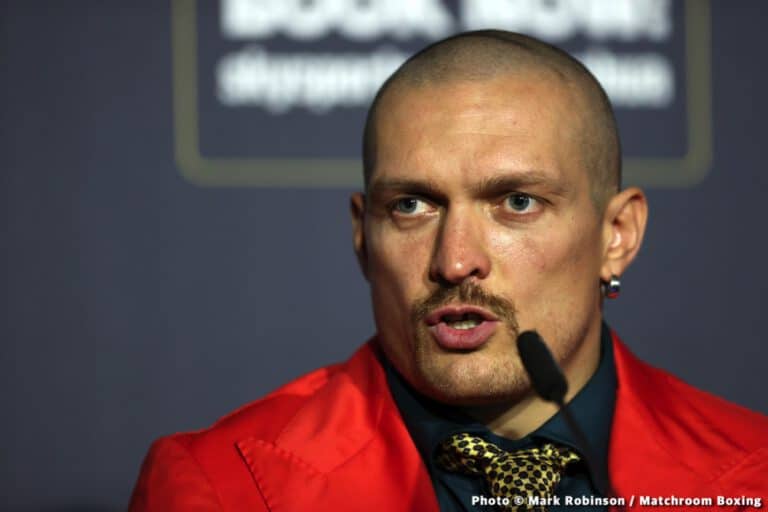 Usyk Willing To Drop Back Down To 201 Pounds For Canelo Challenge?