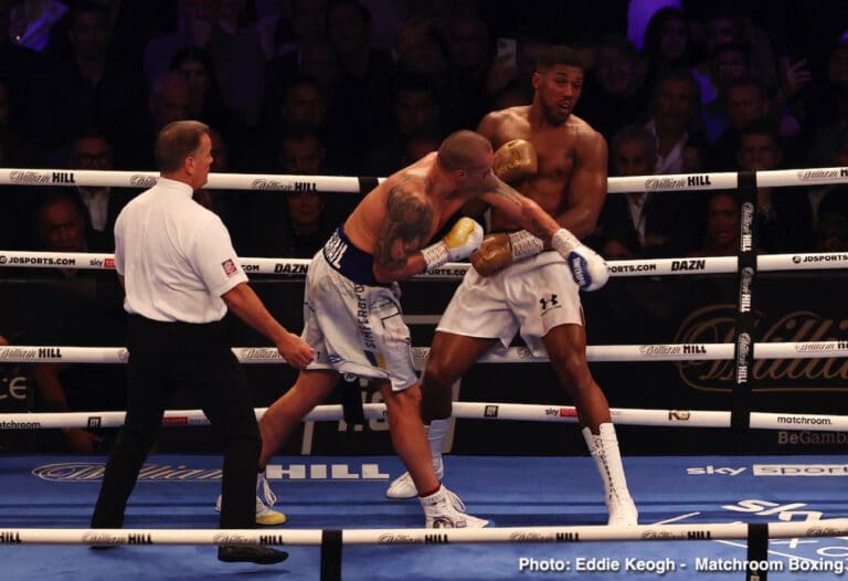 Eddie Hearn On Usyk-Joshua II: “AJ KO's Usyk Within Six Rounds”