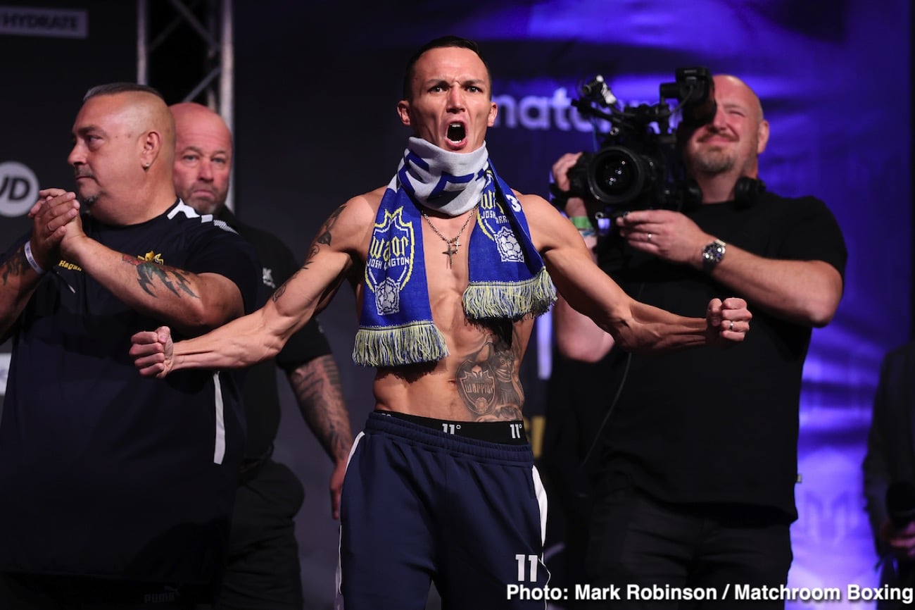 Mauricio Lara vs. Josh Warrington 2 - final face off