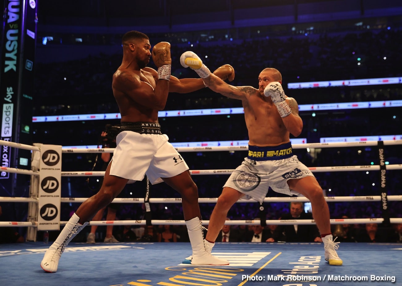Oleksandr Usyk beats Anthony Joshua - Boxing Results