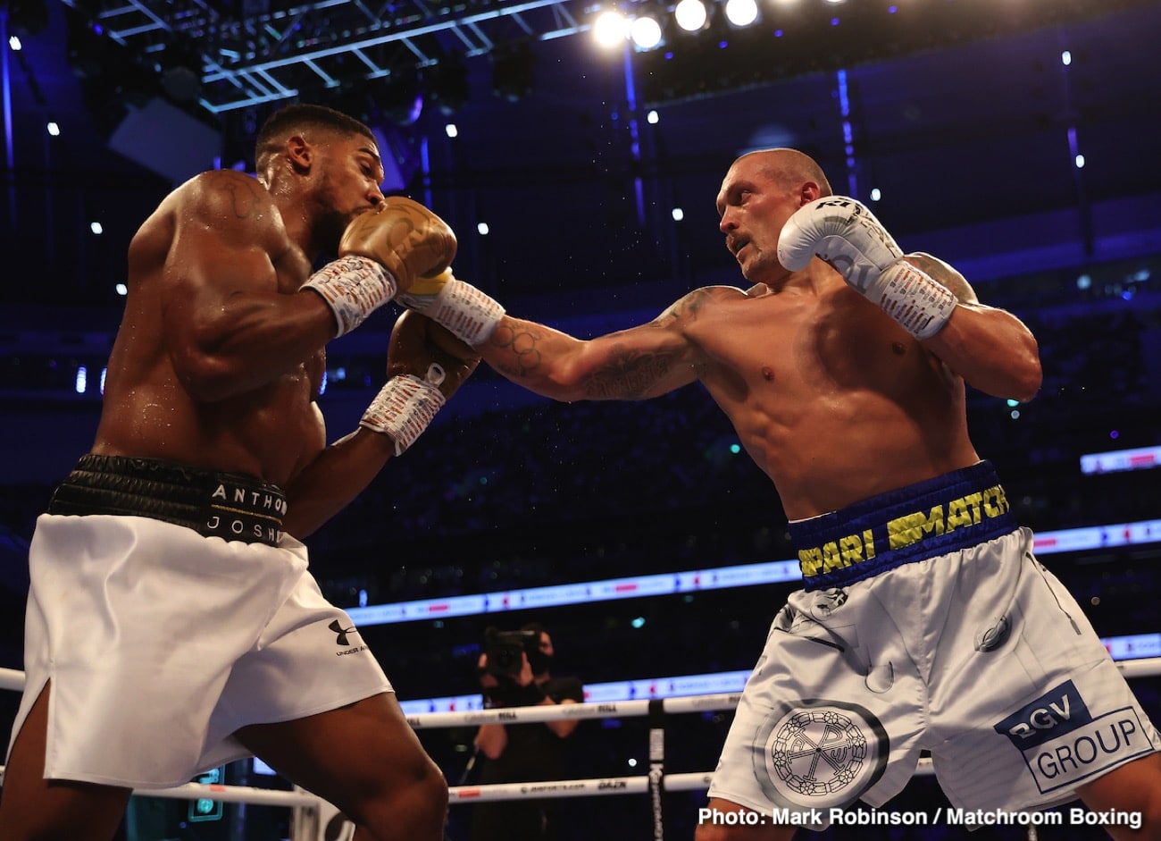 Anthony Joshua should let Tyson Fury fight Oleksandr Usyk says Frank Warren