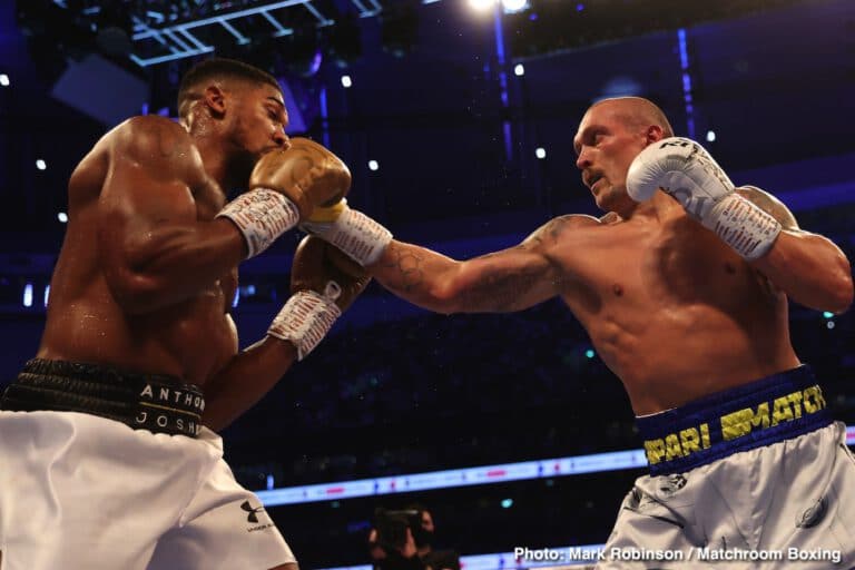 Oleksandr Usyk wants Joshua rematch in Kiev, Ukraine