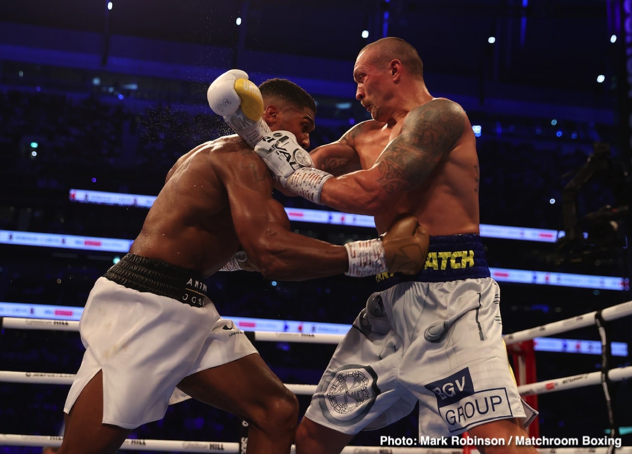 Anthony Joshua vs. Oleksandr Usyk rematch targeted for June says Eddie Hearn