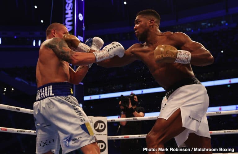 Anthony Joshua Says He'll Still Fight Fury, Wilder - “Without The Belts”