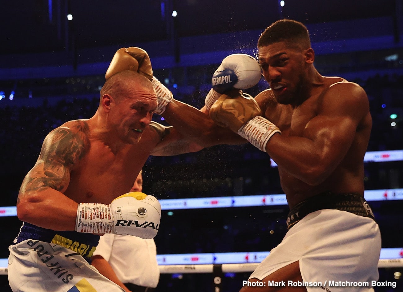With Usyk Fighting A Far Bigger Fight, Rematch With Joshua Likely To Be Delayed; AJ May Take Interim Fight