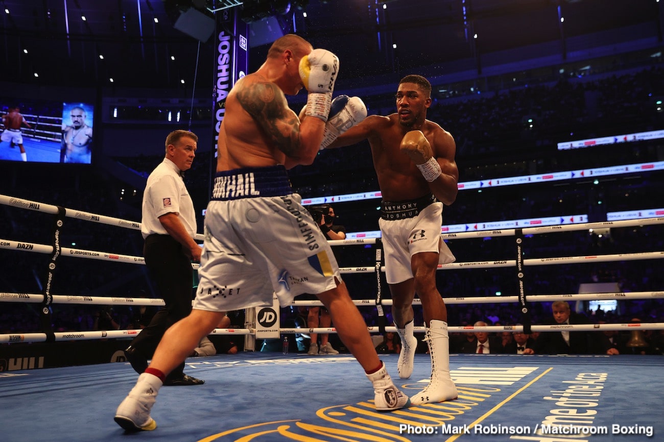 Oleksandr Usyk beats Anthony Joshua - Boxing Results
