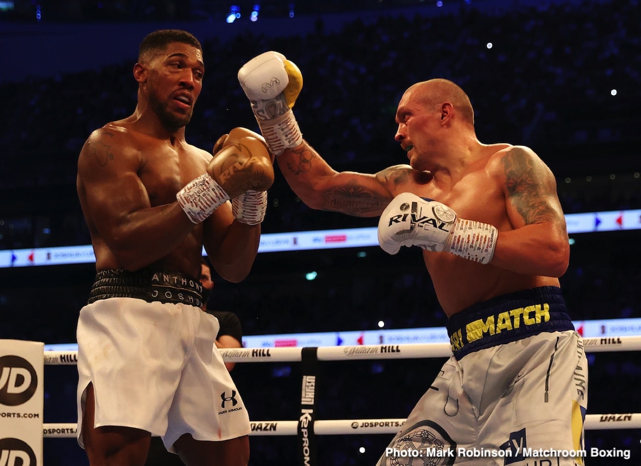Anthony Joshua: 'I'll beat Usyk without a trainer'