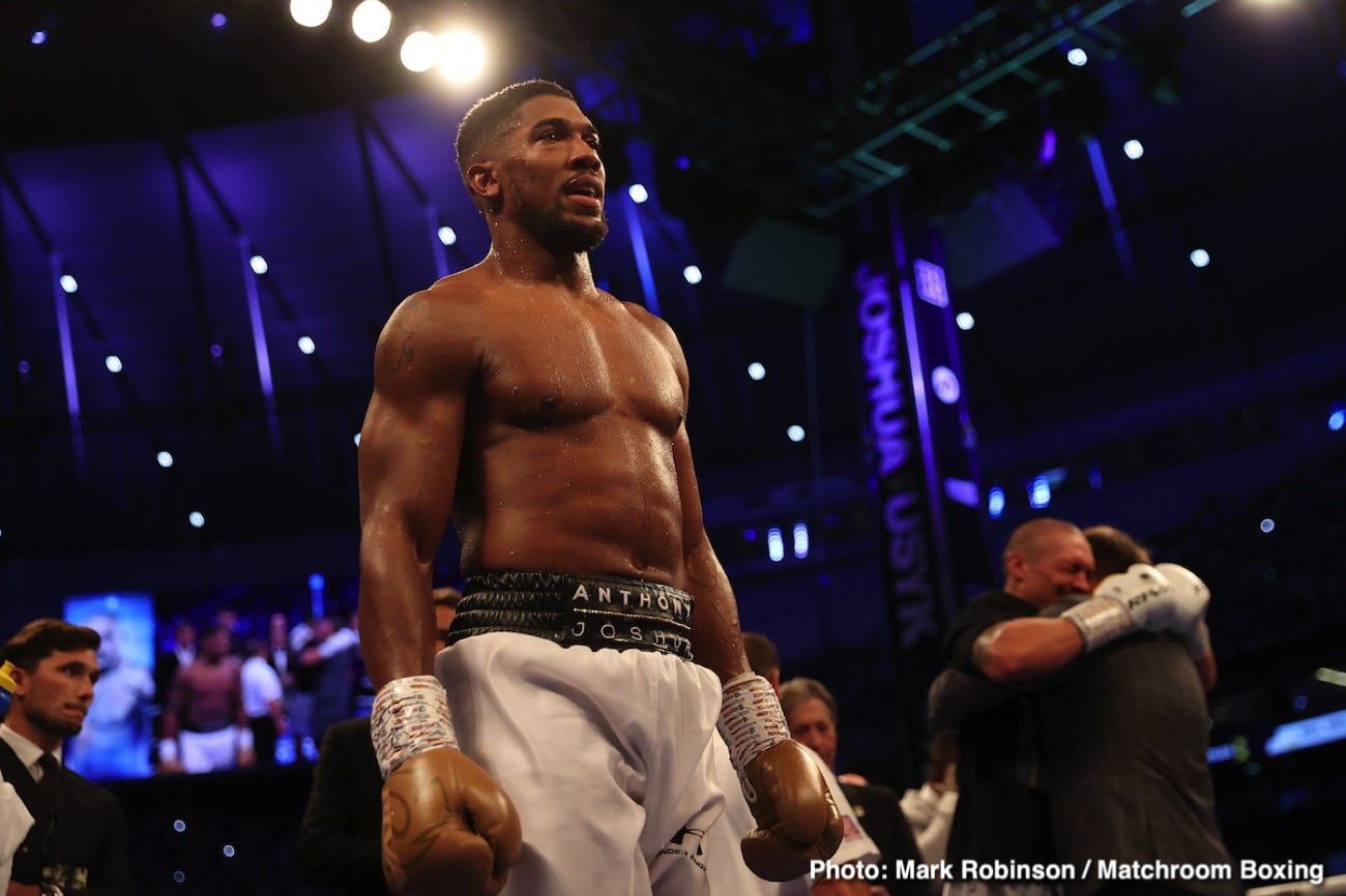 Joshua ready to make changes to defeat Usyk and regain his throne