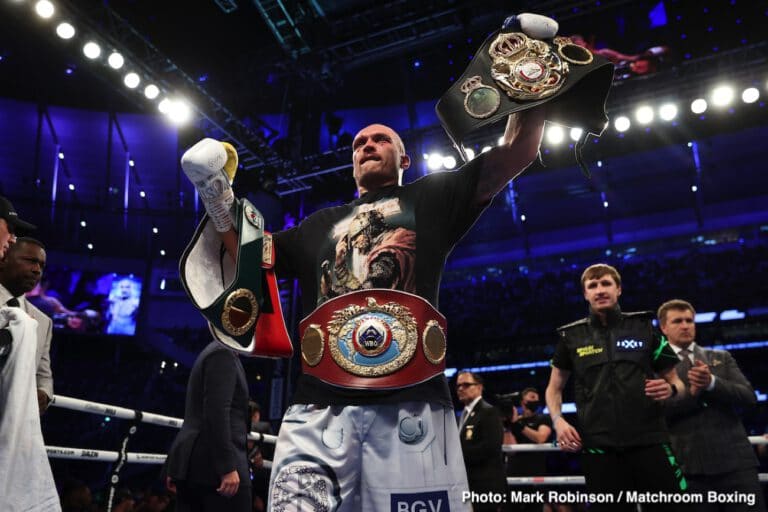 Vacant Ring Magazine Heavyweight Belt Will Be On The Line For Usyk Joshua II, But Fury Still Holds The WBC Belt....for now