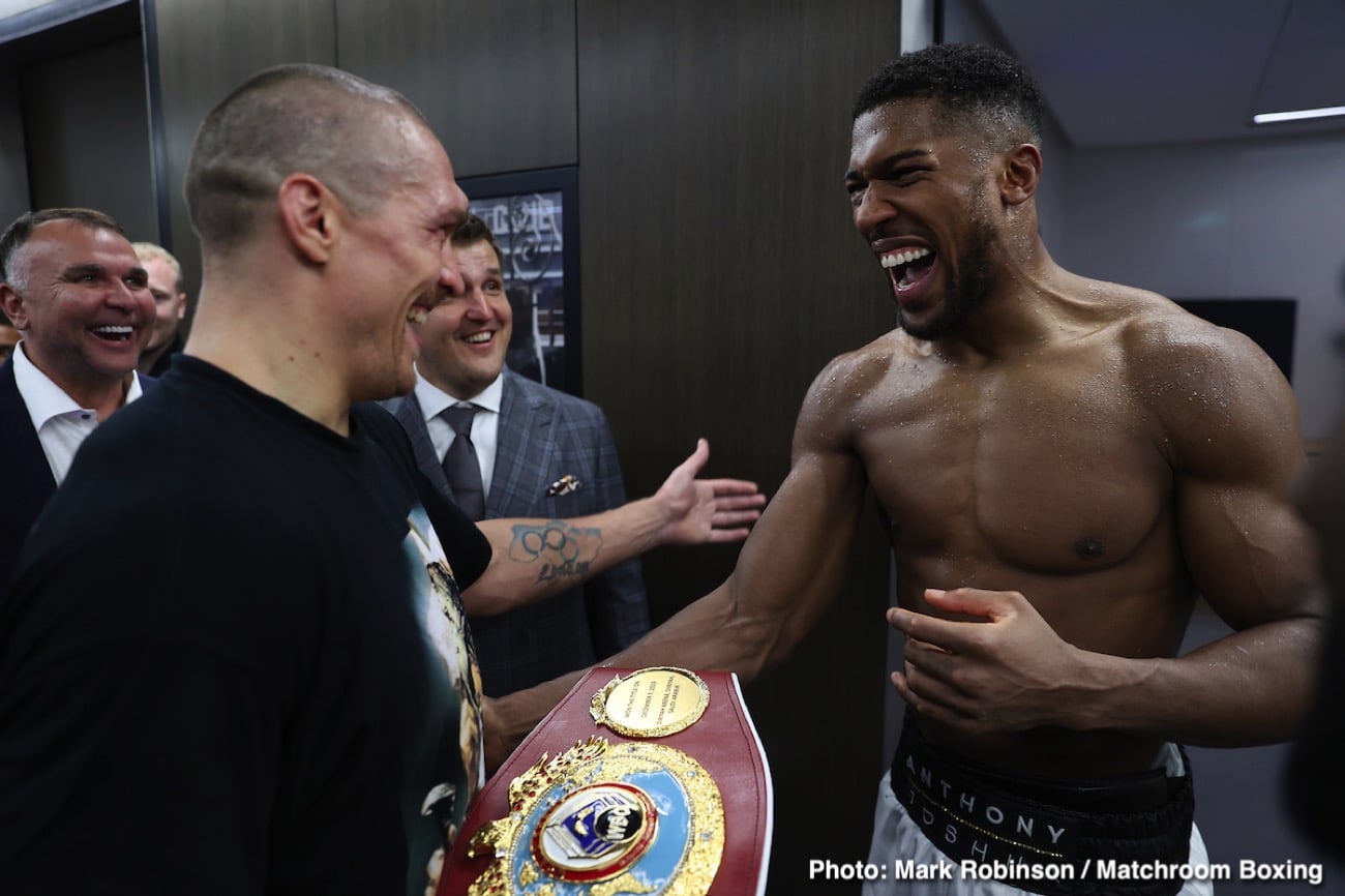 Eddie Hearn says Joshua vs. Usyk 2 negotiations begin late October for rematch