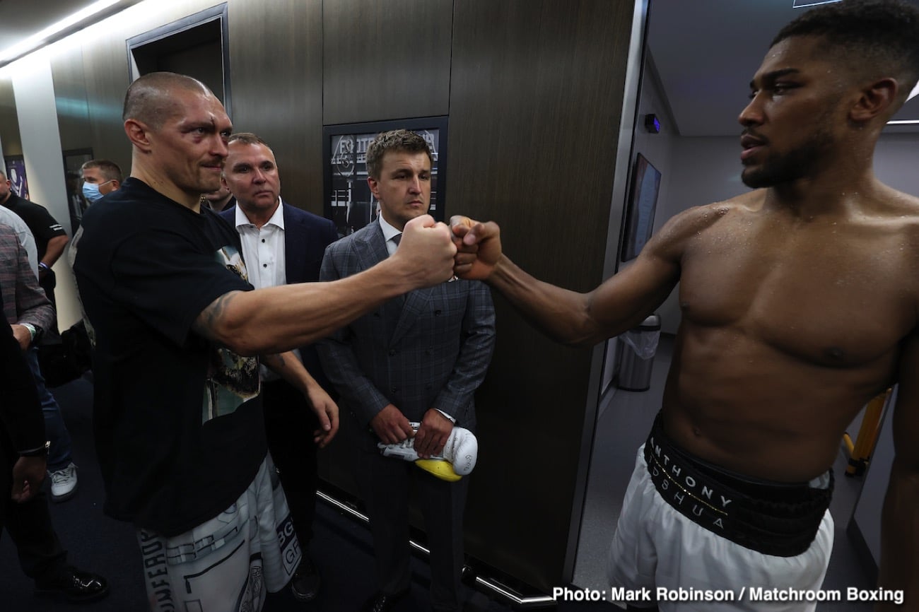 More Talk Of Joshua Possibly Stepping Aside To Allow Fury To Fight Usyk Next; AJ Could Fight Zhilei Zhang