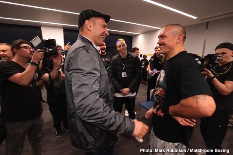 Vitali Klitschko Tells Joshua That The Usyk Rematch “Must Happen”