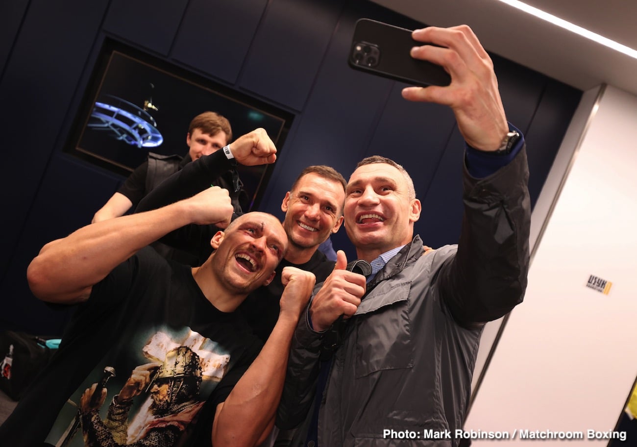 Oleksandr Usyk wants Joshua rematch in Kiev, Ukraine