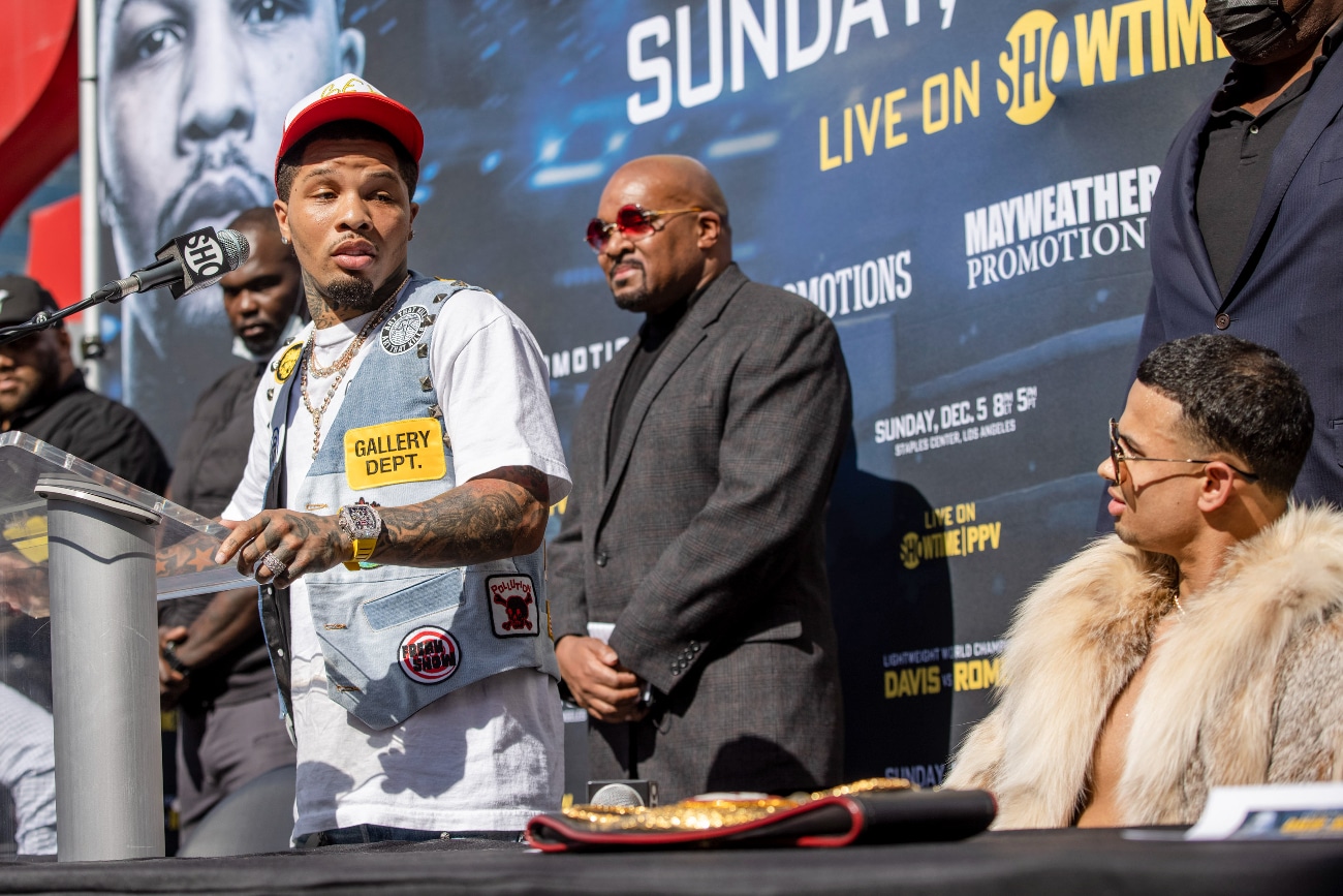 Gervonta Davis vs. Rolando 'Rolly' Romero - Los Angeles press conference notes