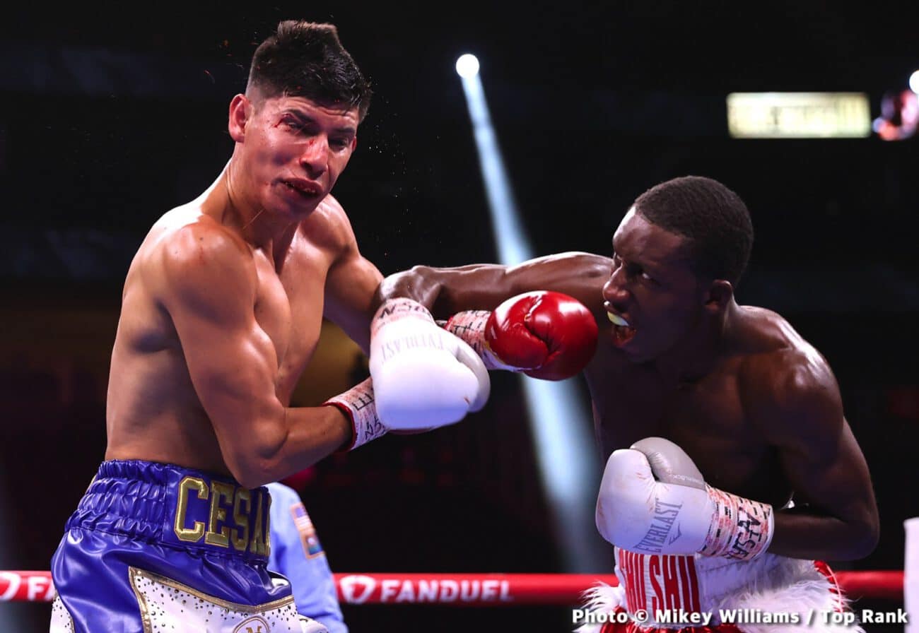 Boxing photo: Adam Kownacki, Deontay Wilder, Edgar Berlanga, Efe Ajagba, Frank Sanchez, Jared Anderson, Julian Williams, Robeisy Ramirez, Robert Helenius, Tyson Fury image Photos: Tyson Fury Wins, Sanchez Upsets Ajagba, Helenius Stops Kownacki