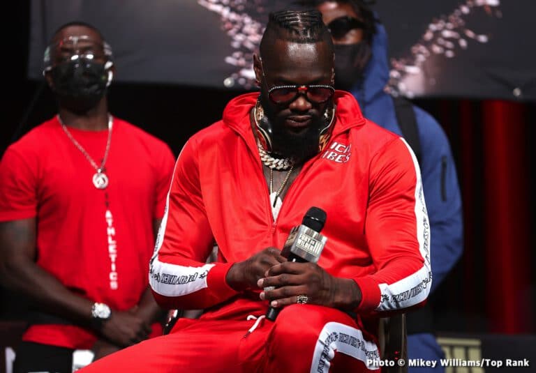 Deontay Wilder warns Tyson Fury about cheating