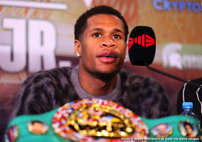 Devin Haney ridicules Tank Davis, wants Pitbull Cruz fight