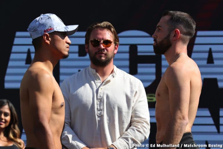 Garcia vs. Martin - DAZN Weigh In Results