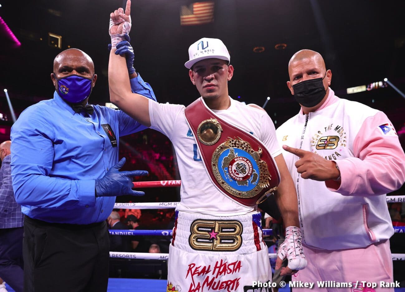 Boxing photo: Adam Kownacki, Deontay Wilder, Edgar Berlanga, Efe Ajagba, Frank Sanchez, Jared Anderson, Julian Williams, Robeisy Ramirez, Robert Helenius, Tyson Fury image Photos: Tyson Fury Wins, Sanchez Upsets Ajagba, Helenius Stops Kownacki