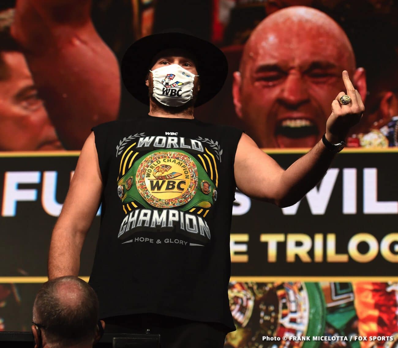 Boxing photo: Adam Kownacki, Deontay Wilder, Edgar Berlanga, Efe Ajagba, Frank Sanchez, Jared Anderson, Julian Williams, Robert Helenius, Tyson Fury image Weights: Tyson Fury 277 vs. Deontay Wilder 238