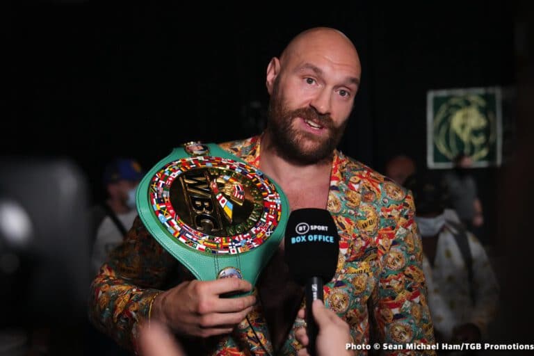 Tyson Fury Angry At Journalist's Claim That Joshua Is A Better Fighter Than Wilder