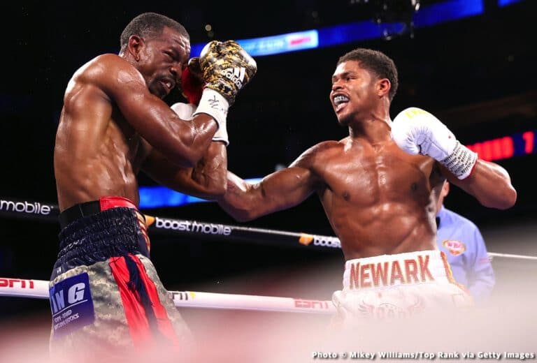 Shakur Stevenson wins WBO world junior lightweight title with 10th round TKO of Jamel Herring - Boxing Results