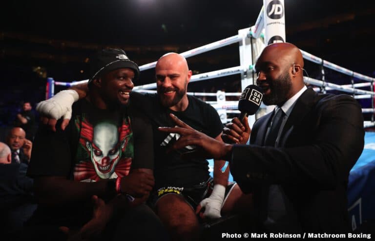 Dillian Whyte & Eddie Hearn call out Tyson Fury