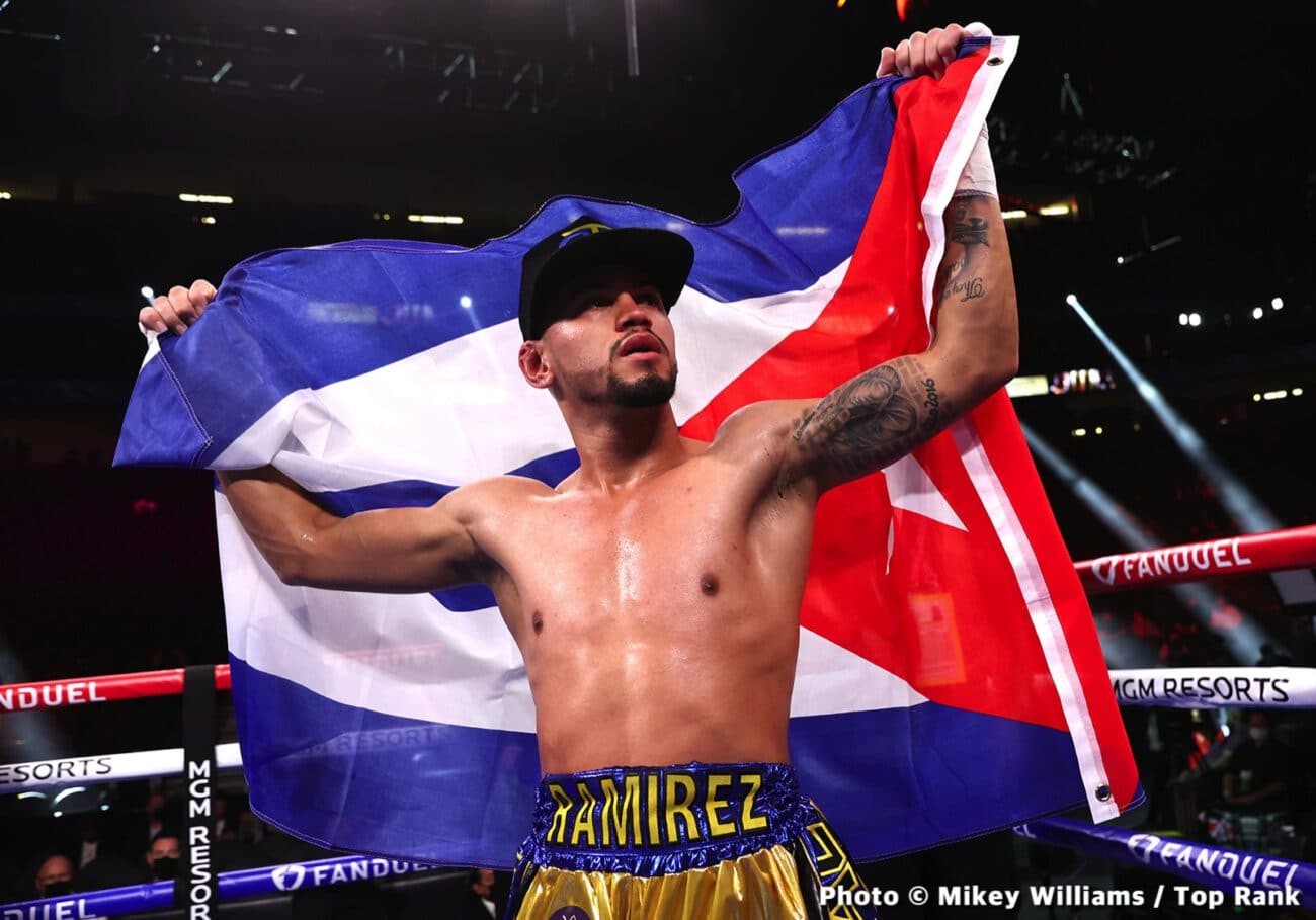 Boxing photo: Adam Kownacki, Deontay Wilder, Edgar Berlanga, Efe Ajagba, Frank Sanchez, Jared Anderson, Julian Williams, Robeisy Ramirez, Robert Helenius, Tyson Fury image Photos: Tyson Fury Wins, Sanchez Upsets Ajagba, Helenius Stops Kownacki