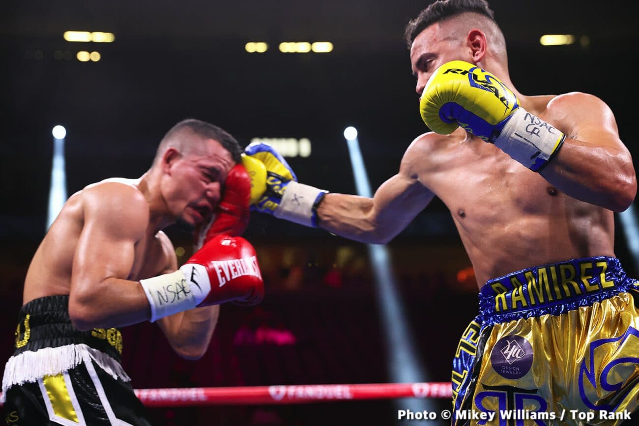 Boxing photo: Adam Kownacki, Deontay Wilder, Edgar Berlanga, Efe Ajagba, Frank Sanchez, Jared Anderson, Julian Williams, Robeisy Ramirez, Robert Helenius, Tyson Fury image Photos: Tyson Fury Wins, Sanchez Upsets Ajagba, Helenius Stops Kownacki