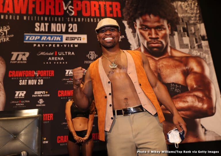 Shawn Porter: "I will dominate Bud Crawford in the ring"