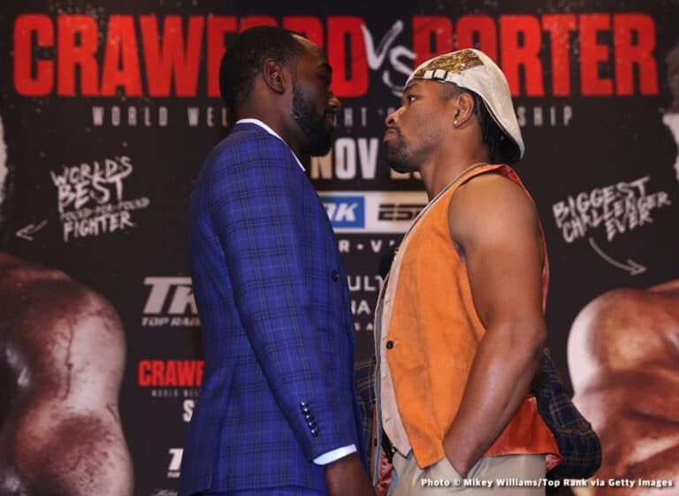 Crawford's trainer warns Porter KO "real likely"