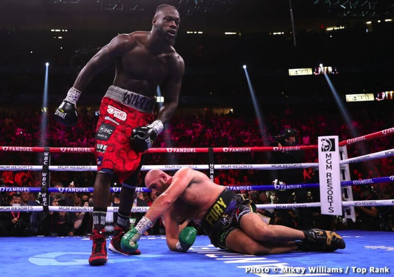 Deontay Wilder On Fury - Ngannou Backlash, Says People Are Saying To Him, 'Maybe He Did Cheat, Maybe He Did Have Something In His Gloves'