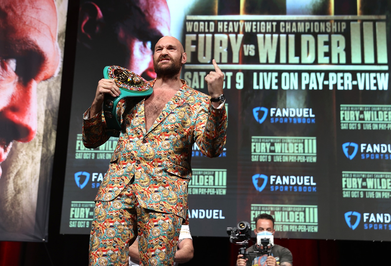 Deontay Wilder warns Tyson Fury about cheating