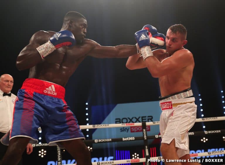 Richard Riakporhe Scores points Win Over Tough Krzysztof Twardowski - Boxing Results