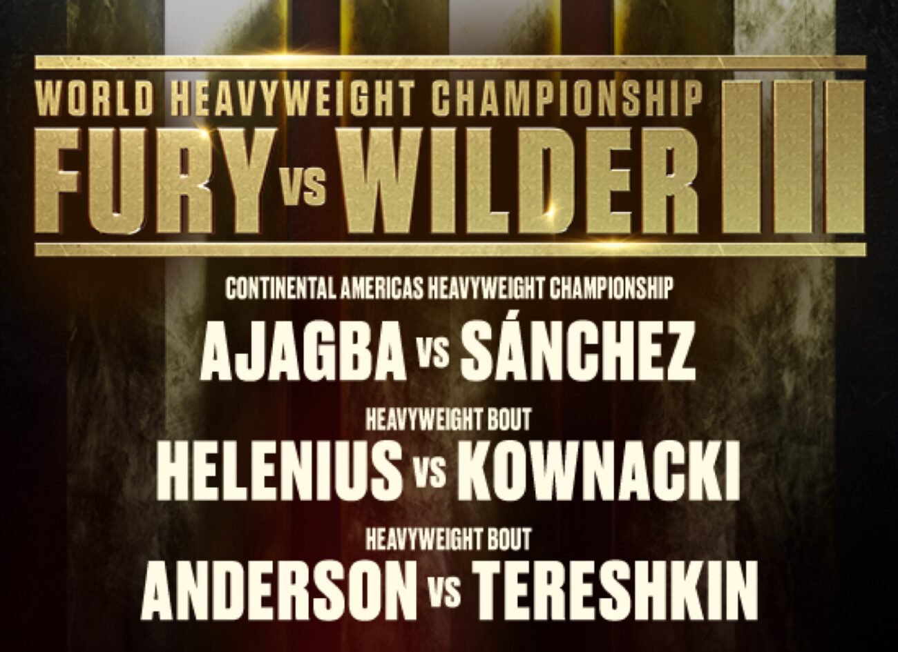 Watch LIVE: Fury vs. Wilder 3 Las Vegas Weigh In